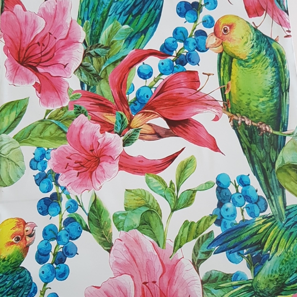 5 pcs Parrots Flowers Poly Mailers 10"x13" inches - Picture 3 of 3